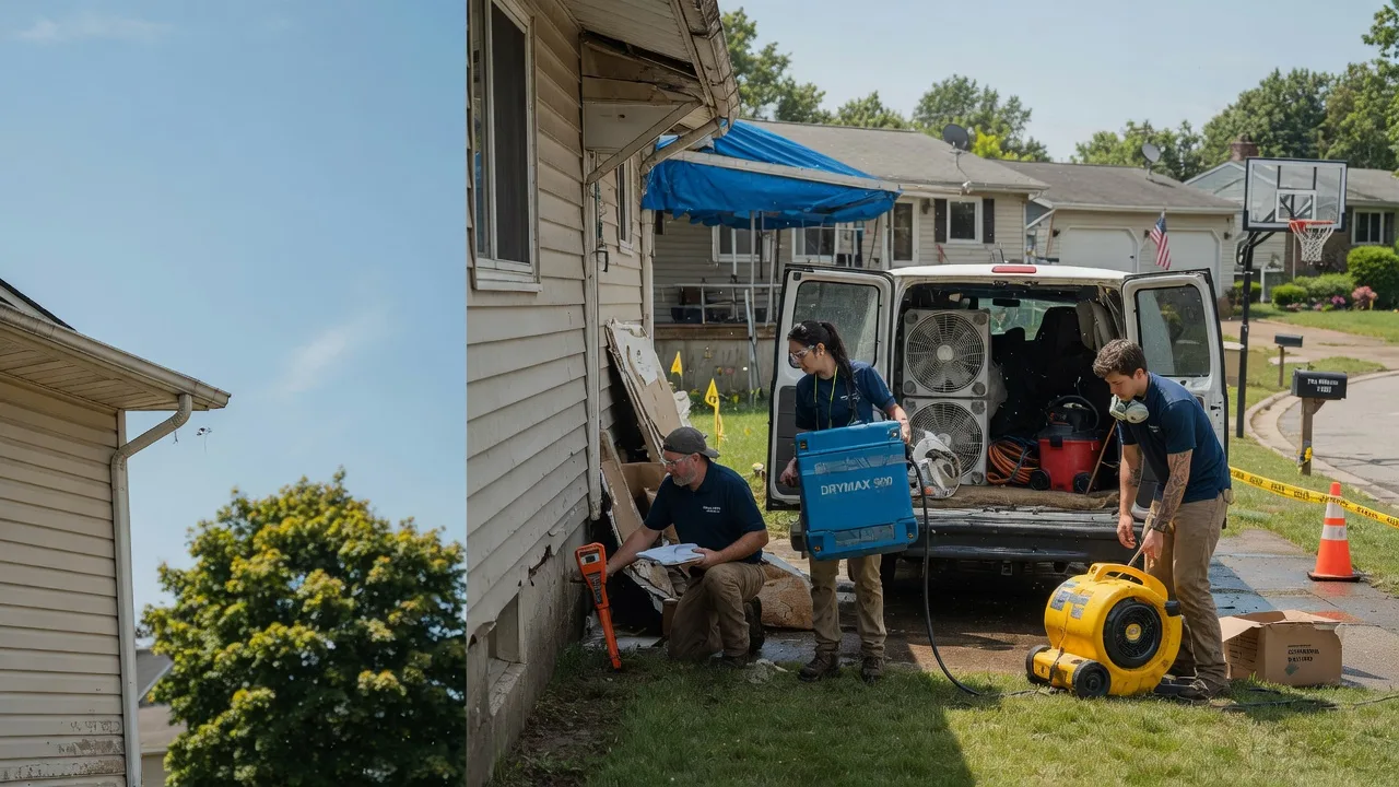 Ceiling Leak Cleanup in Melrose, WI near me